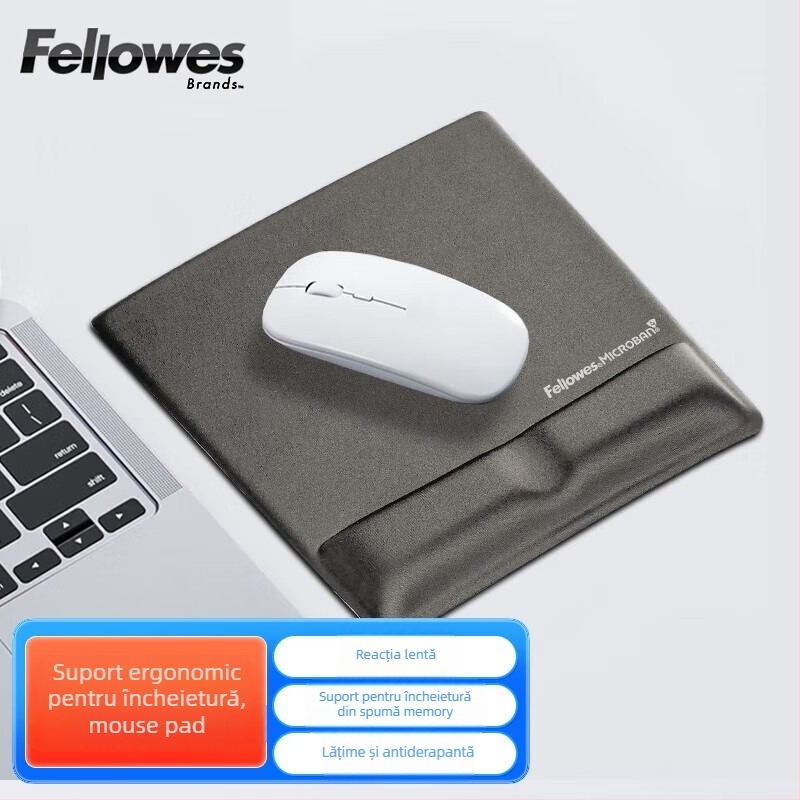 Suport ergonomic pentru încheietura mâinii din cauciuc pentru mouse – birou și jocuri, doar o față, suport pentru încheietură, model 91177