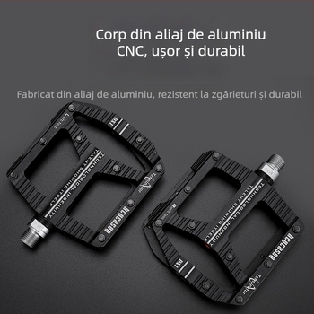 Pedale pentru bicicletă Yiyong Dx1, 6061 aluminiu, ax din oțel SAE 430, pentru biciclete oraș/ drum/ MTB