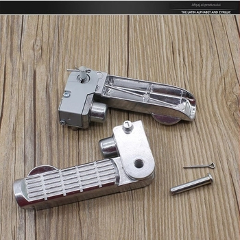 Mojielong Pedal Spate din Aliaj de Aluminiu pentru Mașini Electrice și Motociclete, Electroplacare