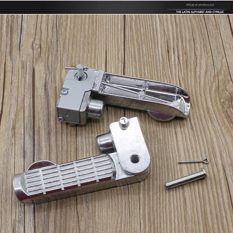 Mojielong Pedal Spate din Aliaj de Aluminiu pentru Mașini Electrice și Motociclete, Electroplacare