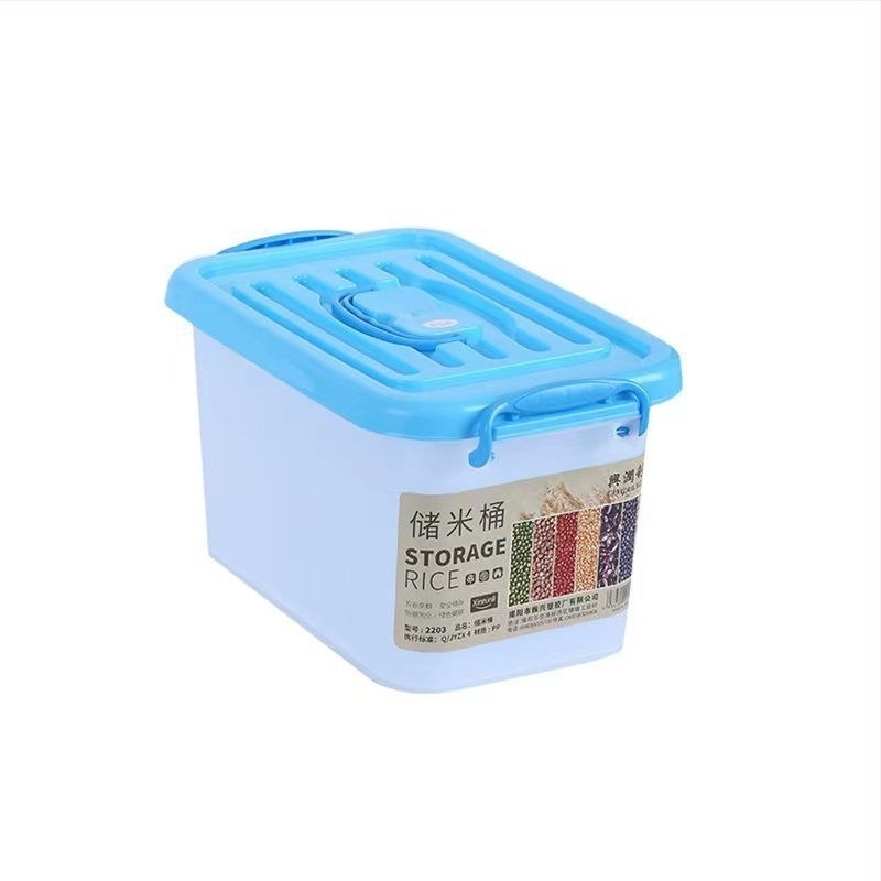 Recipient depozitare orez – Rezistent la umezeală, anti-insecte, etanș, din plastic, capacitate sub 4L