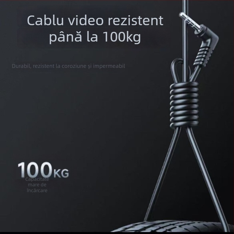 Detector subacvatic de pește, cu unghi de vizualizare 220°, alimentare DC 10–18V, interval de adâncime 0,6–30 m, suport limbă Engleză