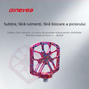 Pedale pentru bicicletă de munte — aliaj de aluminiu CNC, rulment mare, model Wz30, marcă Gineyea