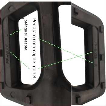 Pedal MTB 803B cu rulment cu bile, din plastic
