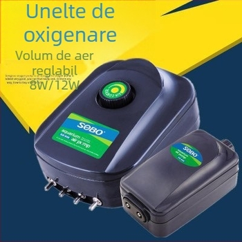 Pompă de oxigen pentru acvariu Songbao – Pompă de aer silențioasă cu patru capete pentru acvarii; Brand: Songbao; Import: Nu; Brand privat autorizat: Nu