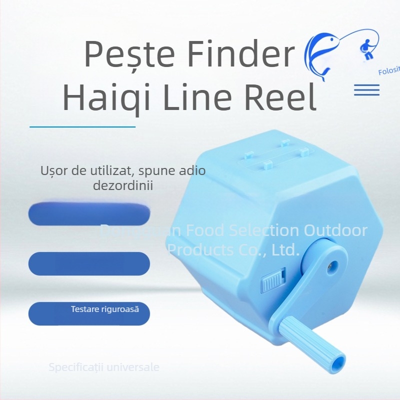 Haiqi tambur de înfășurare a liniei de pescuit | material nylon | etichetă privată licențiată