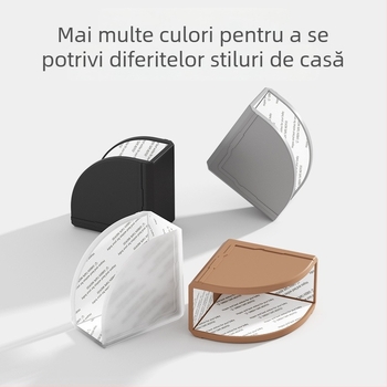 Protector pentru colțul dulapului, cu mâner în formă de ventilator — protecție anti-coliziune pentru sertare, uși și mese; marca Wood bean, ambalaj 1200, cod produs 1111