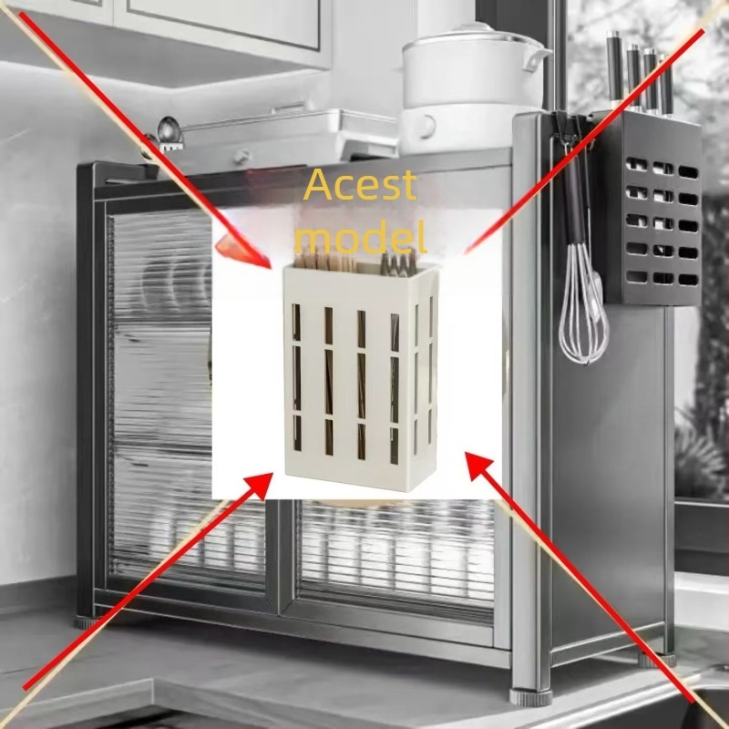 Raft de depozitare retractabil pentru blat de bucătărie — multifuncțional pentru fierbător de orez, cuptor și air fryer; oțel carbon; model: Raft de depozitare retractabil; stil: simplitate modernă; metodă de prelucrare: mostre personalizate