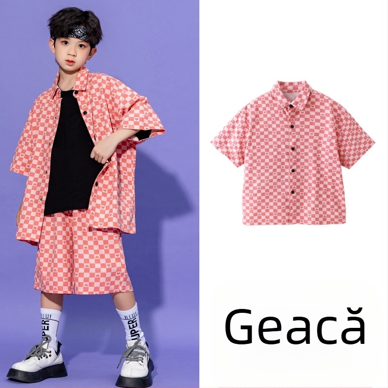 Set hip-hop pentru copii – unisex, bumbac 100%, spălare enzime, stil hip-hop, îmbrăcăminte de antrenament