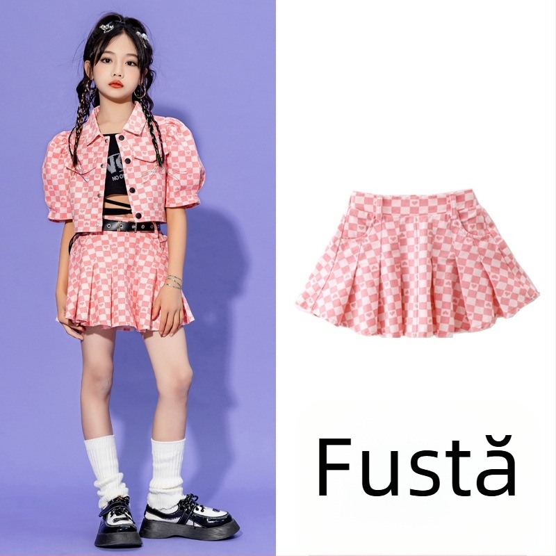 Set hip-hop pentru copii – unisex, bumbac 100%, spălare enzime, stil hip-hop, îmbrăcăminte de antrenament