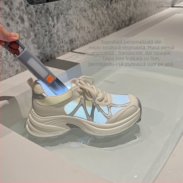 Pantofi de drumeție – unisex, vară, partea superioară din plasă cu flock, talpă intermediară PU, talpă exterioară cu tracțiune puternică, glezna joasă, ușoare