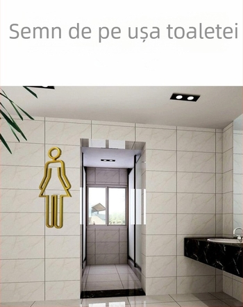Placă de ușă pentru toaletă ABS – siguranță, semnalizare mobilier, aparate, băuturi