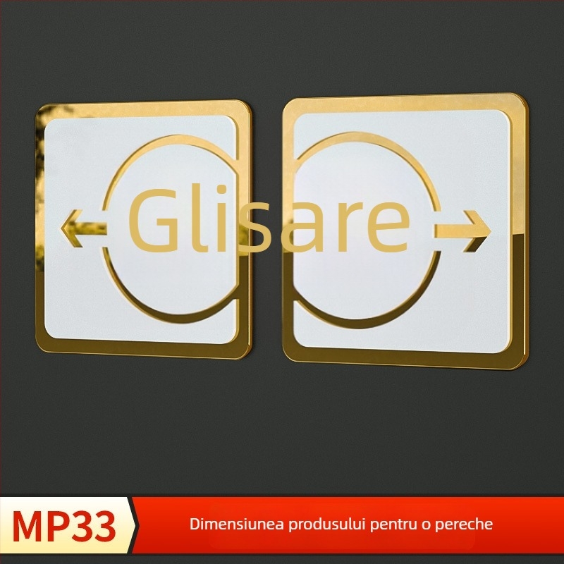 Tablă acrilică pentru uși glisante – imprimare UV, personalizabilă, pentru birou