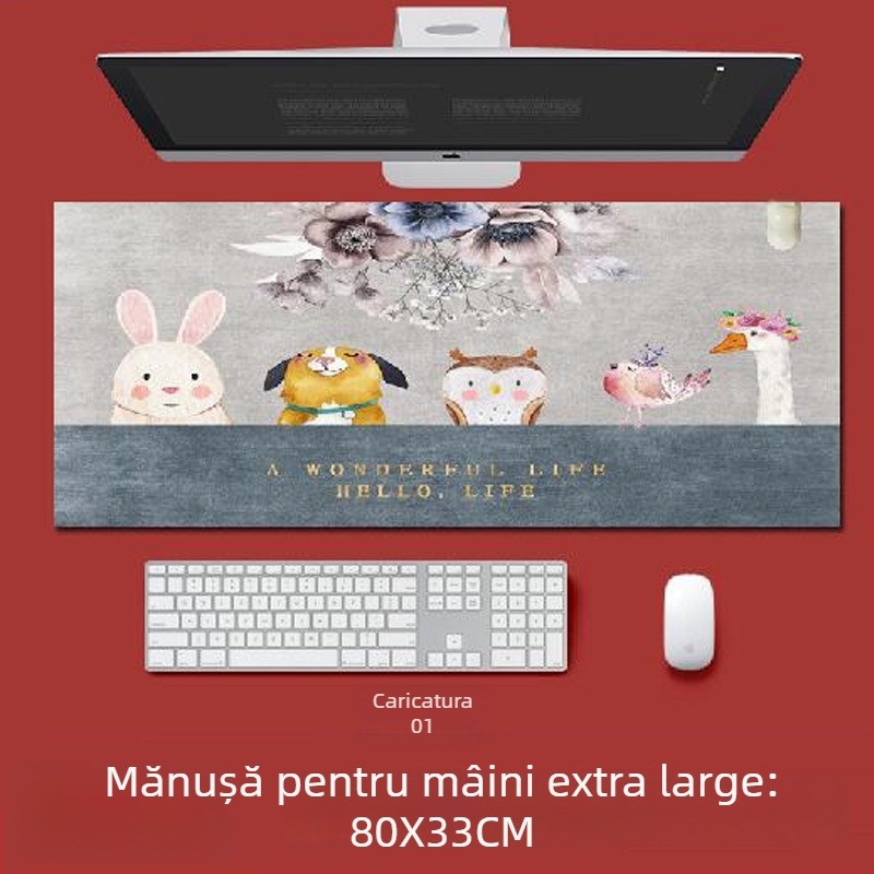 Covoraș electric de încălzire pentru picioare sub birou – alimentare USB, strat superior din bumbac, pernă încălzitoare pentru picioare