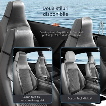 Perne de șezut auto ventilate cu ventilator – potrivire universală pentru cinci locuri, respirabil, Material: Altul