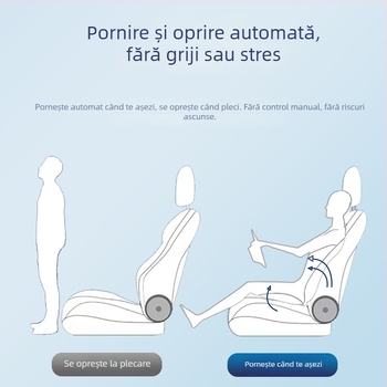 Perne de șezut auto ventilate cu ventilator – potrivire universală pentru cinci locuri, respirabil, Material: Altul
