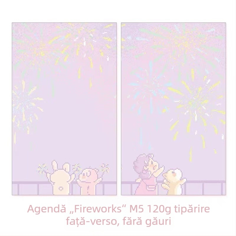 Note lipicioase Princess Lark – stil drăguț, hârtie obișnuită, imprimare, Ruby brand