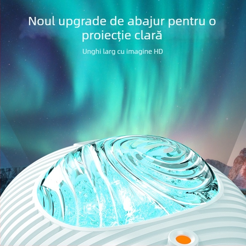 Lampă proiector cer înstelat – alimentare USB, Bluetooth, telecomandă, stereo, montaj pe masă