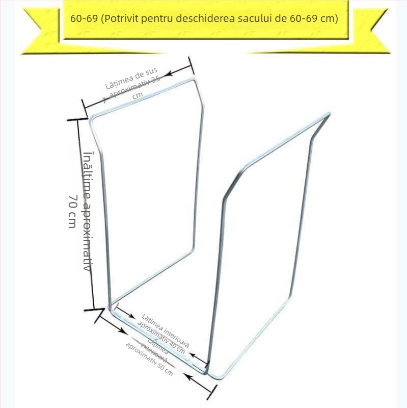 Raft de ambalare expres pentru încărcarea și sortarea coletelor — cadru de susținere a pungilor țesute, suport pentru pungă — Brand: Altul; Material: Altul