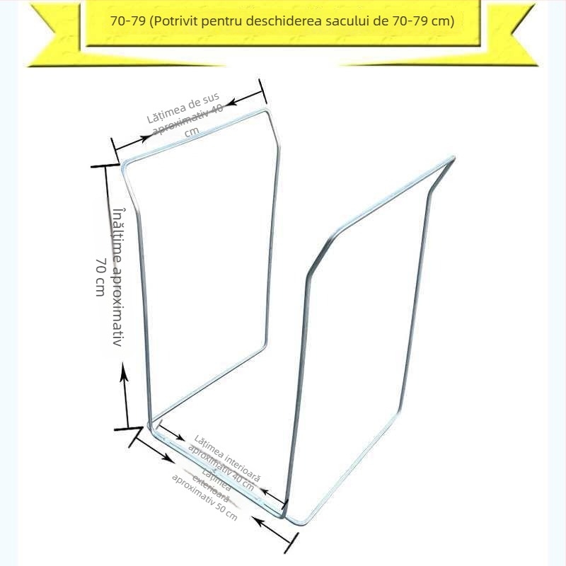 Raft de ambalare expres pentru încărcarea și sortarea coletelor — cadru de susținere a pungilor țesute, suport pentru pungă — Brand: Altul; Material: Altul