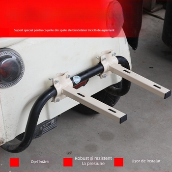 Suport modificat pentru coșul din spate, metalic, marcă: altă