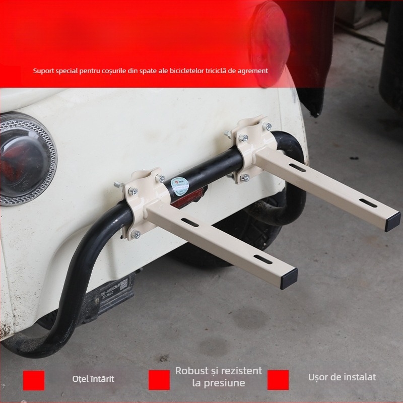 Suport modificat pentru coșul din spate, metalic, marcă: altă