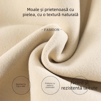 Costum casual cu pantaloni pentru femei, primăvara 2025, țesătură poliester, conținut poliester 90–95%, mâneci lungi