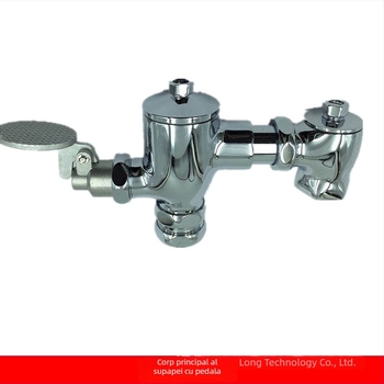 Corp de valve de spălare pentru toaletă, compatibil cu pedala American Standard - acționare manuală prin tijă de împingere, model 9852, metal