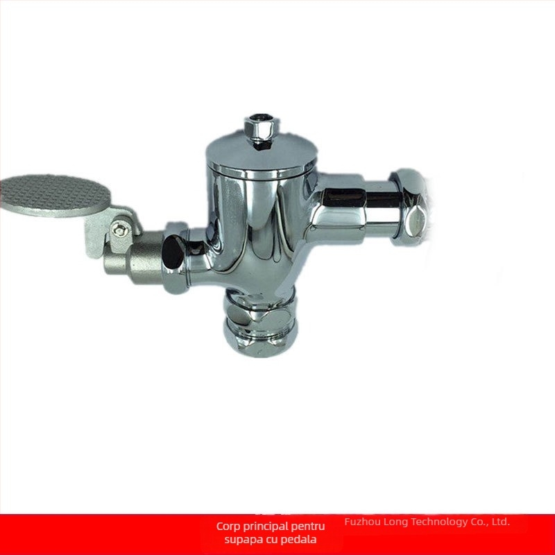 Corp de valve de spălare pentru toaletă, compatibil cu pedala American Standard - acționare manuală prin tijă de împingere, model 9852, metal