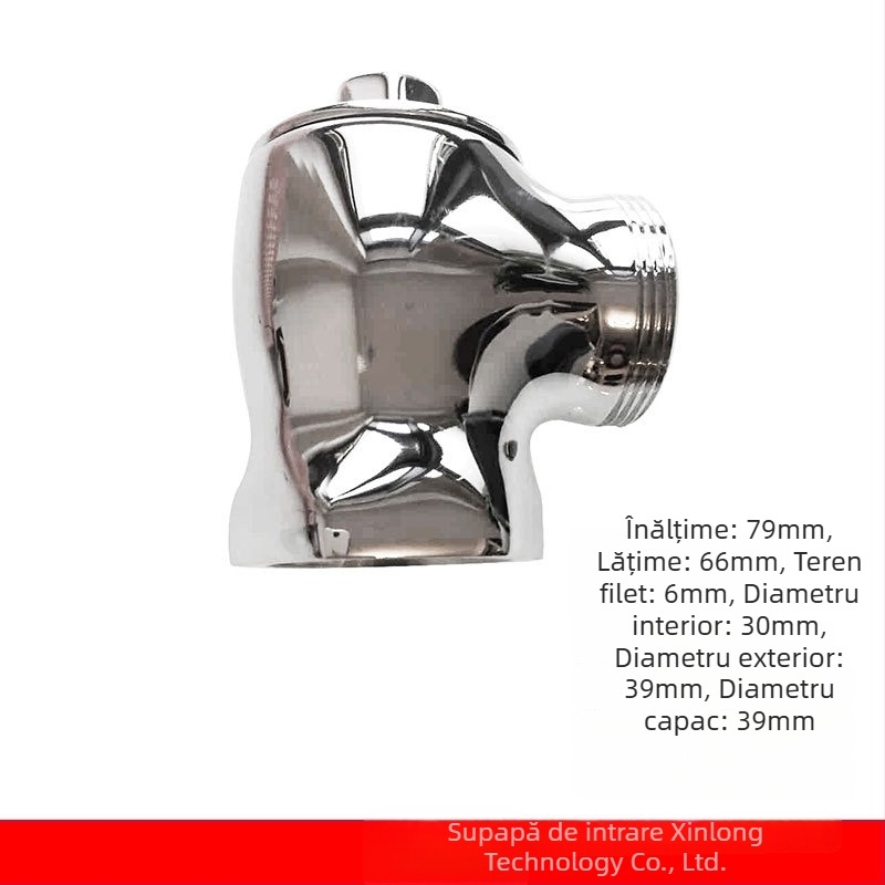 Corp de valve de spălare pentru toaletă, compatibil cu pedala American Standard - acționare manuală prin tijă de împingere, model 9852, metal