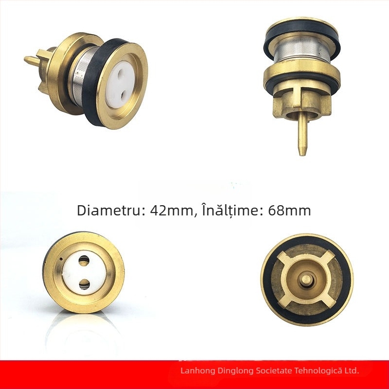 Corp de valve de spălare pentru toaletă, compatibil cu pedala American Standard - acționare manuală prin tijă de împingere, model 9852, metal