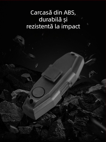 Lumină spate pentru bicicletă cu semnalizare la distanță, pentru biciclete de munte, USB-C 500mAh, montare rapidă, plimbare nocturnă