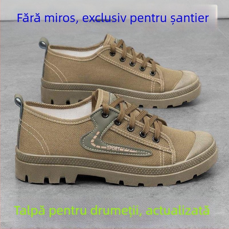 Martin 2025 Pantofi de lucru ușori pentru bărbați - Antiderapanti pentru drumeții, respirabili, partea superioară din pânză, talpă viscose, Lansare primăvara 2024