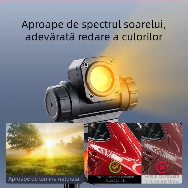 Kvdi far frontal pentru bicicletă de munte, luminozitate înaltă, IPX4 rezistent la apă, RA≥96 randament cromatic, pentru plimbări nocturne