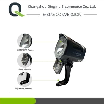 Far QD252 pentru biciclete electrice — compatibil cu 24V/36V/48V