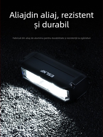 Lumină față pentru bicicletă – aliaj de aluminiu, impermeabilă, USB încărcare, proiecție puternică pentru ciclism montan și pe șosea