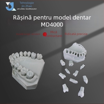 Rășină fotopolimerizabilă pentru model dentar 3D, serie ortodontică, rezoluție 0,05 mm, LCD 405 nm, Jin Chao