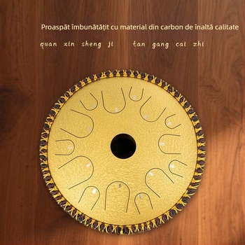 Tambur cu limbă din oțel Lotus Eteric – 13 tonuri și 14 tonuri, pentru începători, calitate profesională, tambur de mână