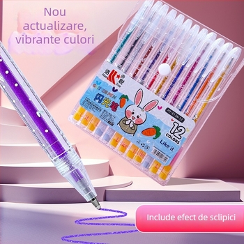 Pix cu vârf glonț, vârf din aliaj de alamă cu plumb, corp din plastic, capac, ambalaj de bază; potrivit pentru desen general și notițe