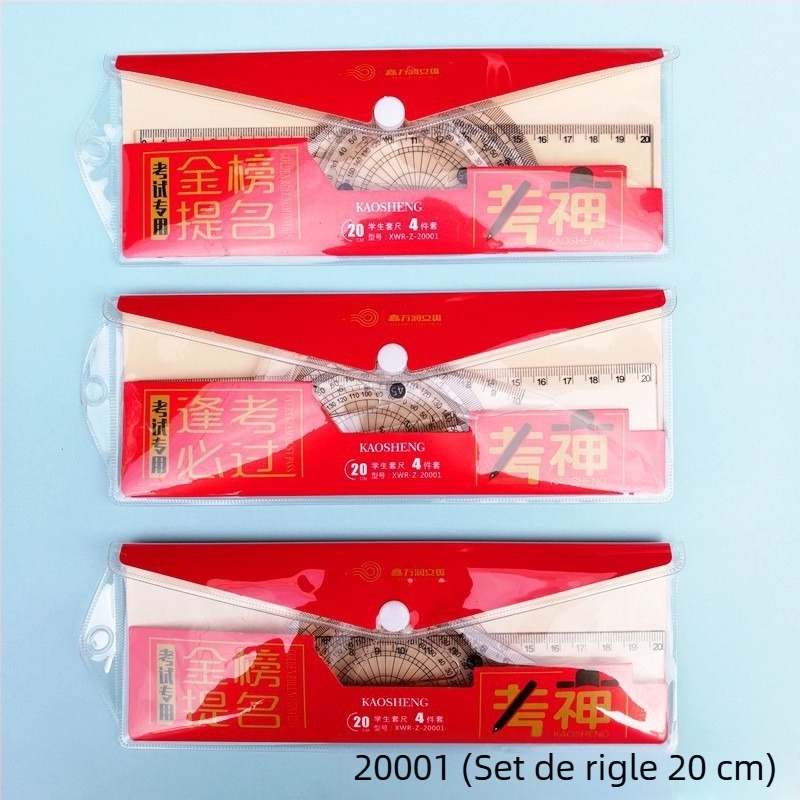 Set de 4 rigle transparente din plastic, cu design de desene animate, pentru elevi din învățământul primar