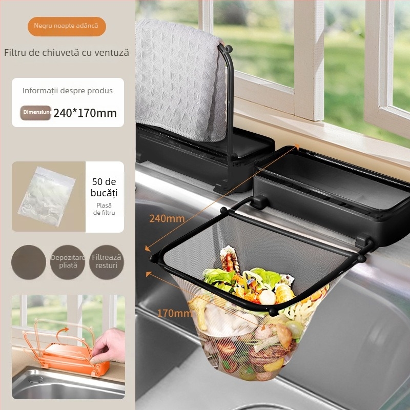 Raft pentru vase — plastic, stil modern minimalist, depozitare pe blat, lansat în 2024