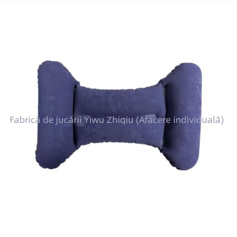 Pernă gonflabilă în formă de H, PVC cu flocking, Grosime 0.18, Greutate 70 g, Utilizare universală