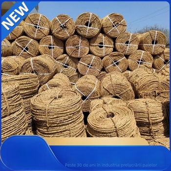 Sfoară de paie pentru grădină – pentru înfășurarea trunchiurilor de copaci și legarea bilelor de sol; Material: paie; Grosime: 15; Greutate: 7; Cod produs: 85236