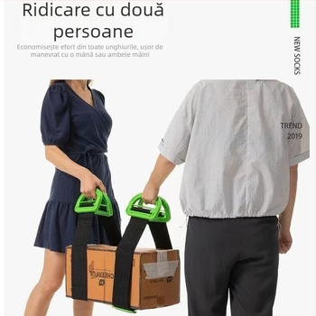 Curea de transport bagaje din nylon, reglabilă și portabilă, capacitate 150 kg