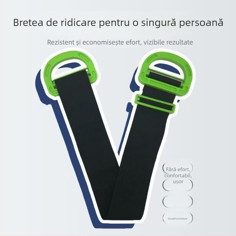 Curea de transport bagaje din nylon, reglabilă și portabilă, capacitate 150 kg