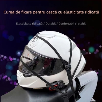 Bandă elastică de atașare pentru motociclete, din fir textil, potrivită pentru biciclete, biciclete electrice, bagaje și căști.