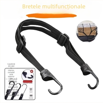 Bandă din nylon pentru motocicletă cu cataramă, cordon elastic pentru bagaje pe vehicul electric, lungime 90, diametru 1