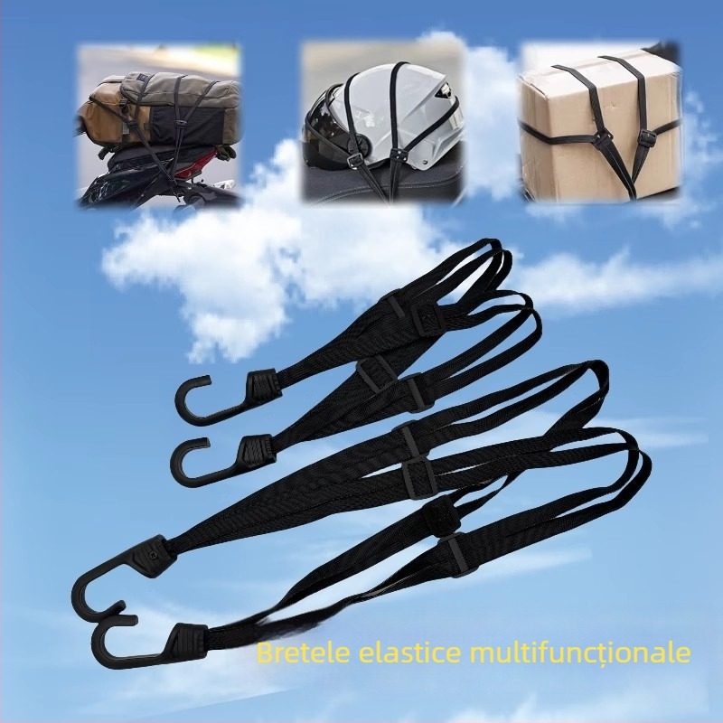 Bandă din nylon pentru motocicletă cu cataramă, cordon elastic pentru bagaje pe vehicul electric, lungime 90, diametru 1