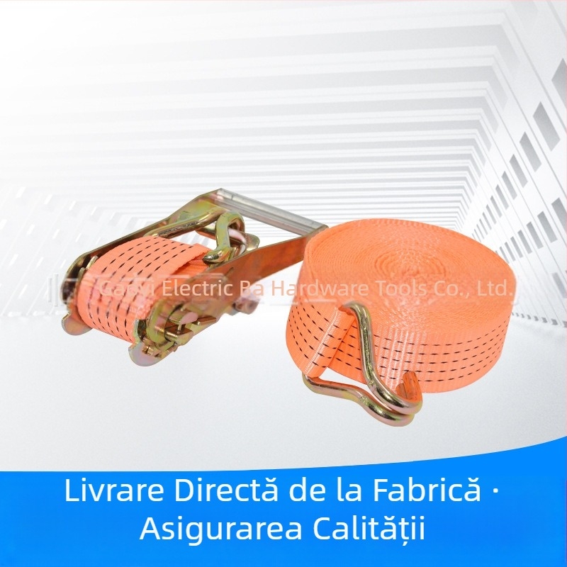 Wanba Curea de fixare cu mecanism ratchet pentru containere și camioane – întărită, sigilare și fixare