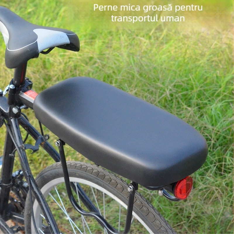Șa de bicicletă din PU, model U, pentru bicicletă obișnuită, șa pentru pasager, procesare personalizabilă